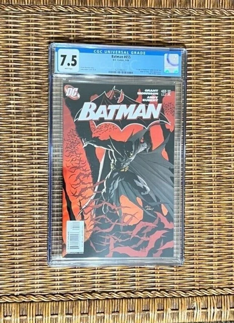 Batman #655 CGC 7.5 White pages 1st appearance of Damian Wayne,Joker Appearance