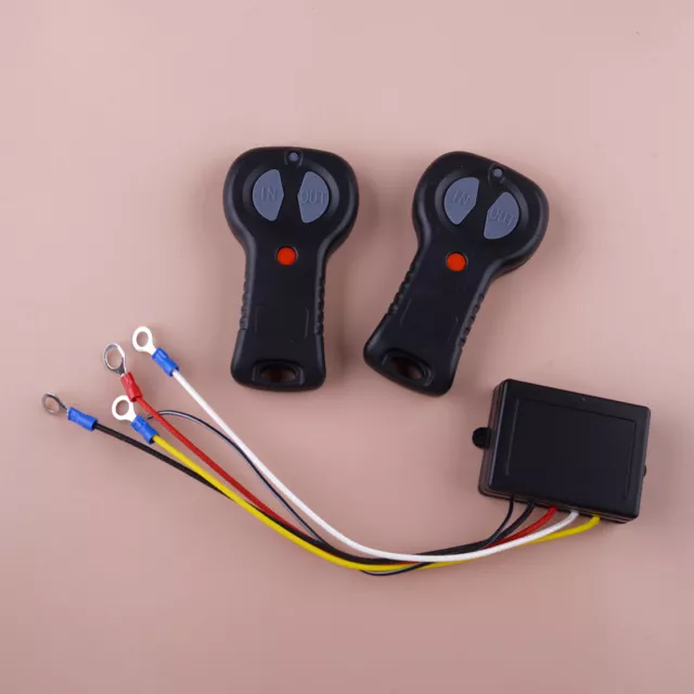 12V 12 Volt Wireless Winch Remote Control Twin Switch Handset Easy To Install A5