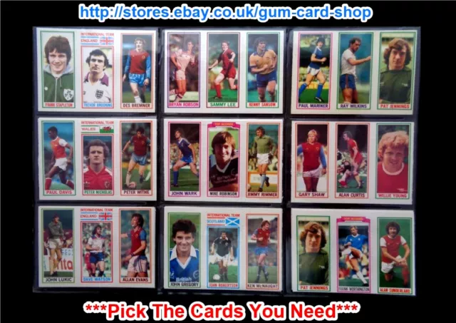 Topps 1981 Triple Blue Back Footballers (Vg) *Pick The Cards You Need*