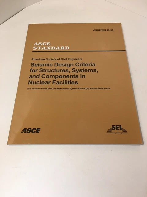 ASCE STANDARD - Seismic Design Criteria for Structures, and... Auction ...