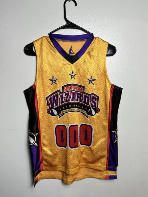 Harlem Wizards Basketball Jersey Autographed x5 BROADWAY, Youth L