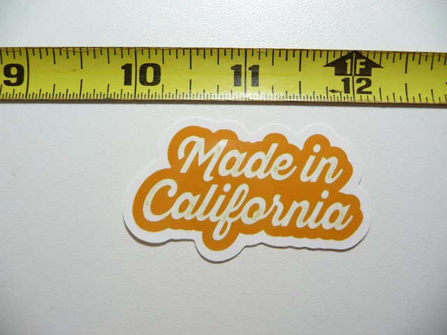 Made In California Decal Sticker Pride State