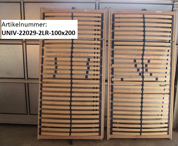 Set 2 Lattenroste für Doppelbett 100 x 200  für Wohnwagen / Wohnmobil / Selbstau