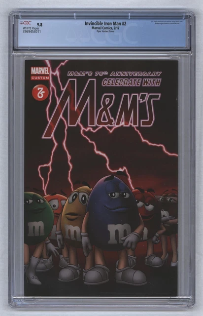 Invincible Iron Man #2 Piper 1:25 Variant Riri Williams Ironheart 2017 CGC 9.8 2