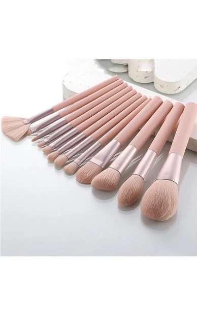 Set da 12 pennelli professionali per Make-up,Pennello Trucco Ombretto 3