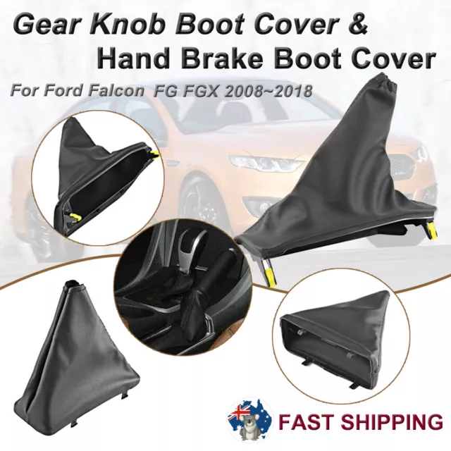 For Ford Falcon FG FGX XR6 XR8 G6E FPV 08-18 T Bar Handle + Handbrake Boot Cover