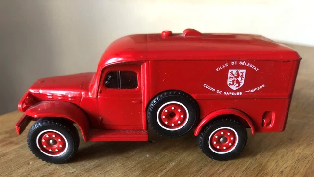 Miniature Dodge WC-54 Pompier Solido 1/43 - Made In France, 1983, Métal, Occasion