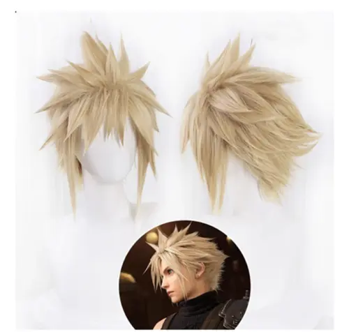 Cloud Strife Cosplay Final Fantasy Cosplay Men Short Wig Cosplay @
