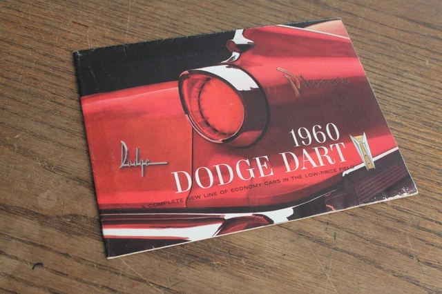 1960 Dodge Dart Color Sales Folder open to huge poster Full Line Nice,  Rare