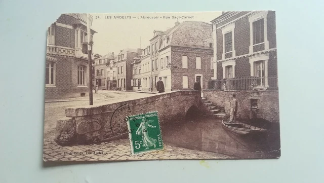 CPA - 27 - LES ANDELYS -  L'abreuvoir - Rue Sadi-Carnot