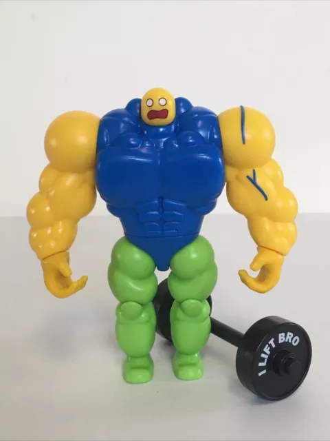 Roblox Buff Mega Noob Weight Lifter Figure with Weights Muscles 6