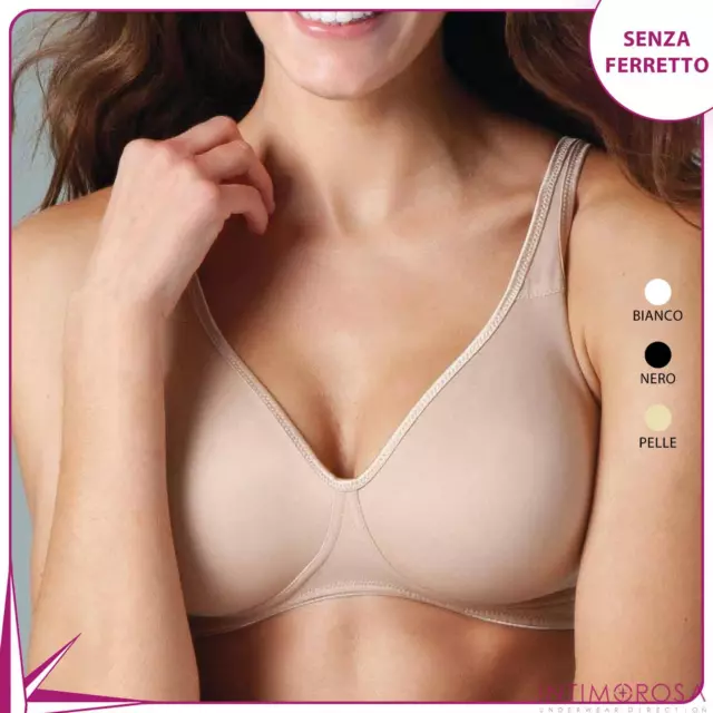 Reggiseno senza ferretto microfibra coppa C Infiore Stile