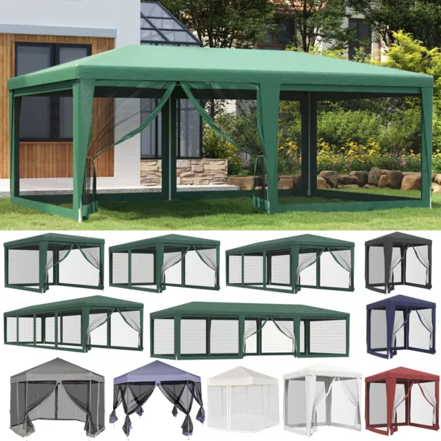 Pavillon Gartenpavillon Gartenzelt Partyzelt Pavilon Festzelt 4x4 3x4 3x6 3x12