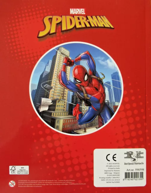 Marvel Spiderman Disney Mega Malbuch DIN A4 ca. 120 Malvorlagen und 25 Sticker 2