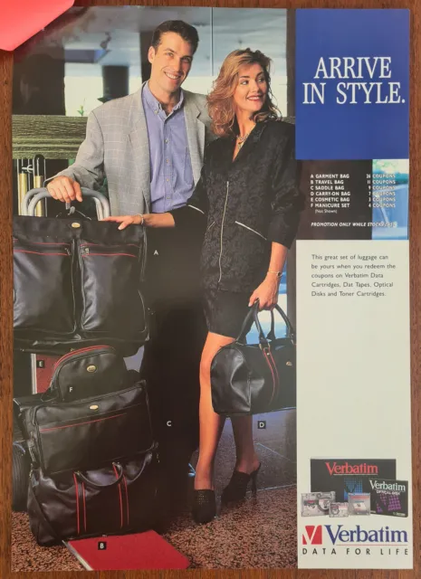 Verbatim - Carry Bag / Laptop Case A4 Advertising Brochure