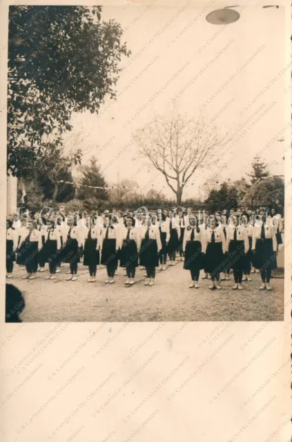 1936 ROME Sage YOUNG ITALIANS Photo Postcard 2/2