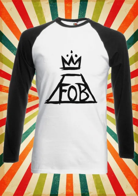 Fall Out Boy FOB Music Band Men Women Long Short Sleeve Baseball T Shirt 101E