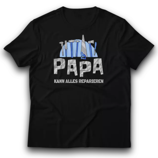 Papa der Held Spruch Vater Ehemann Beschützer T-Shirt Reparatur Fun Spaß Lustig