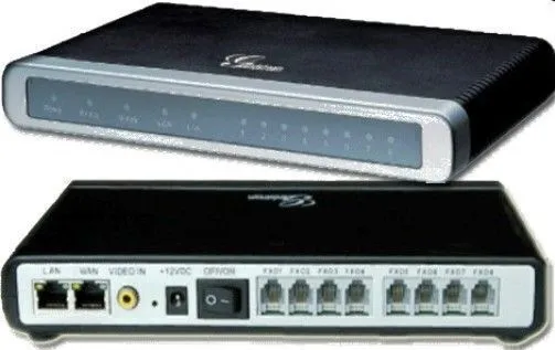 Grandstream GXW4108 8 FXO Desktop Analog PSTN VoIP Gateway