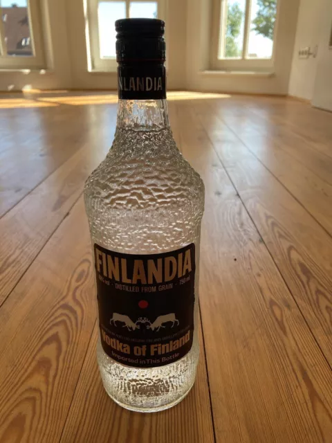 3 Flaschen Finlandia Vodka of Finland 40% Alk. Finnland 0,75l alte Ausführung