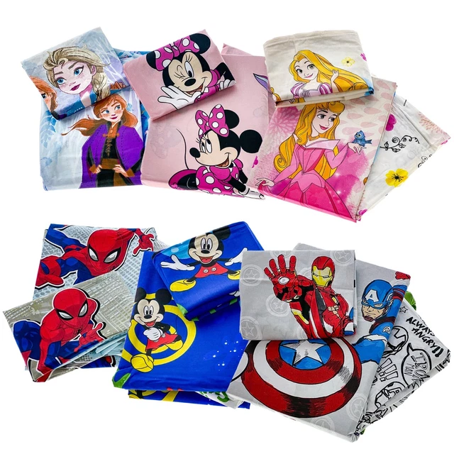 Lenzuola Disney Minnie Topolino Principesse Frozen Spiderman Avengers singolo