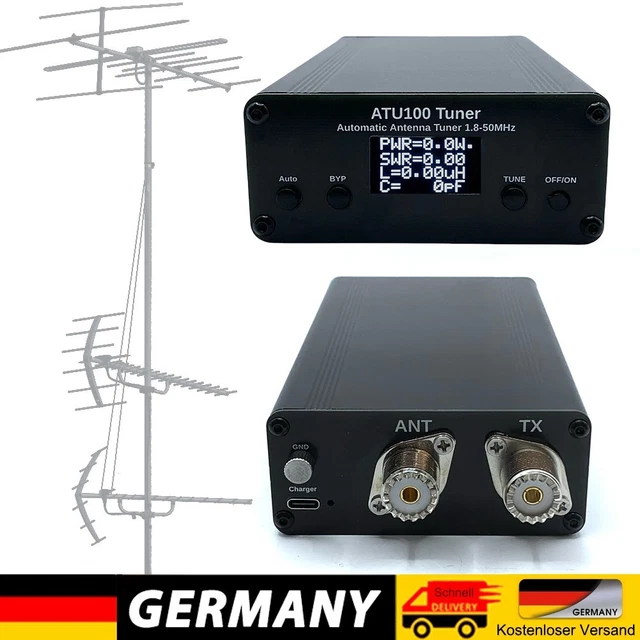 Tuner d'Antenne Automatique ATU-100 - DIOCHE - Réglage Automatique - Performances Stables
