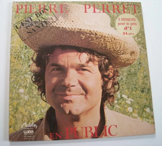 Pierre PERRET "En public" (2 Vinyl 33t / 2 LP)