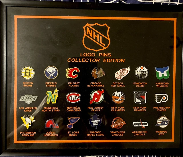 1994-95 NHL HOCKEY Collector Edition 26 Team Jersey Pin Set