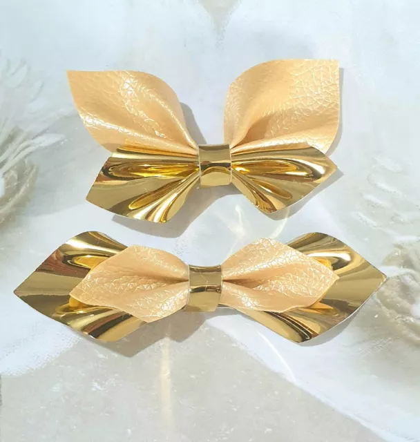 4 inch Pinch Bow Plastic Hairbow template 4 Layers