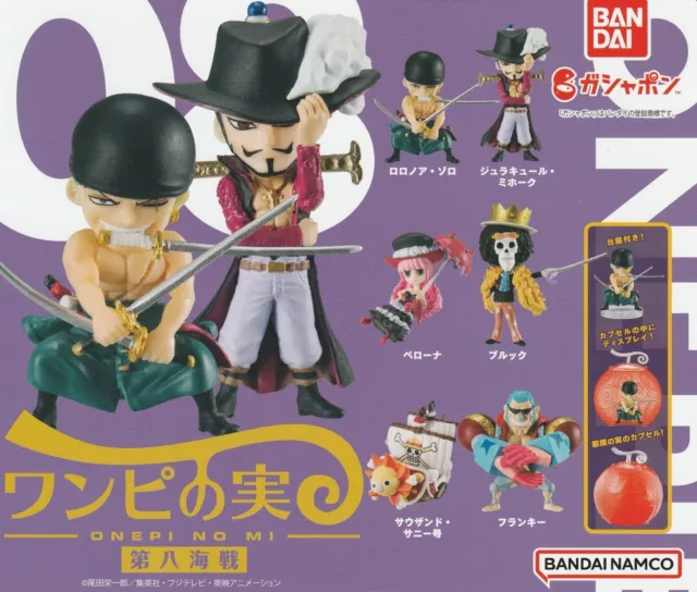 One Piece Anime Figure Statue Film Z Bandai Gashapon Toys set of 5