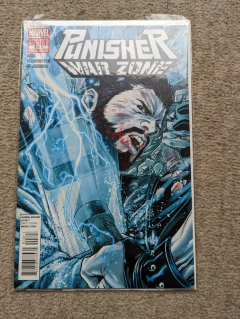 Marvel Punisher War Zone 3/5, Rucka, Di Giandoenico, Hollingsworth