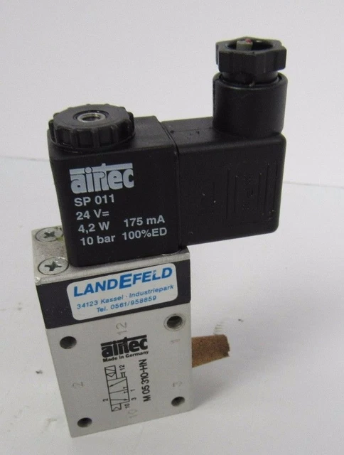 Airtec M 05 310-Hn Electrically Operated Spool Valves W/ Sp011 Solenoid 24Vdc