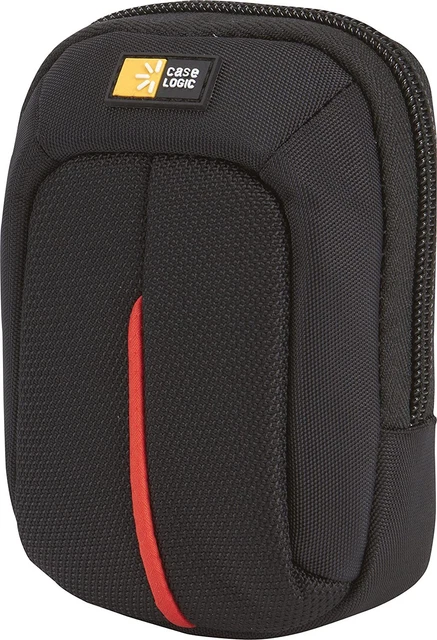 Case Logic DCB301 Compact Camera case with Belt Loop, Lanyard - Black