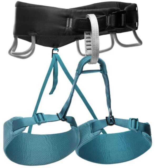 Black Diamond Momentum Women's Climbing Harness, Stone Blue, X-Small