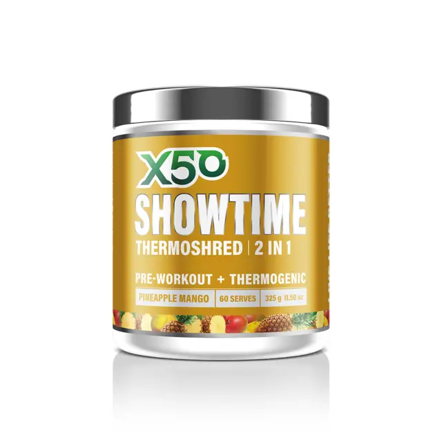 Tribeca Health X50 Showtime 60 Serves  Thermoshred Fat Burner Green Tea Oxy . 3