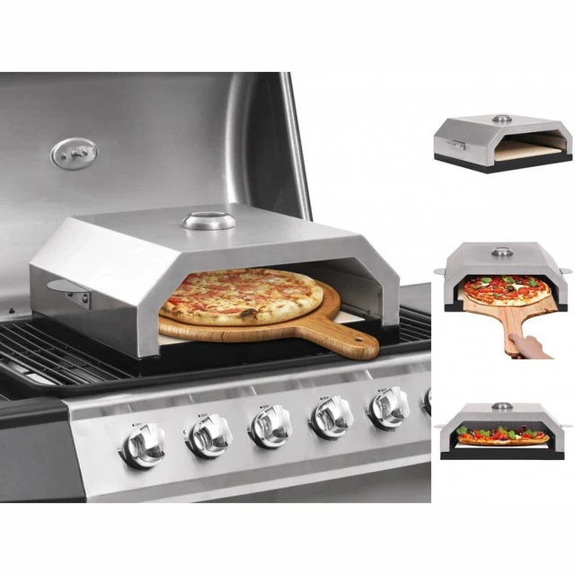 Pizzaofen Mit Keramikstein Für Gas-Kohlegrill