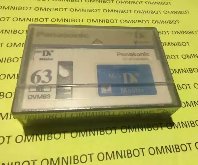 Panasonic Mini DV Tape 63ME AY-DVM63PQ factory sealed DVM63