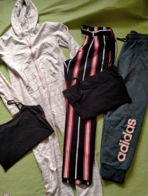 Pacchetto vestiti ragazze età 11-12 Inc jogger * Adidas, M&S, River Island * In perfette condizioni