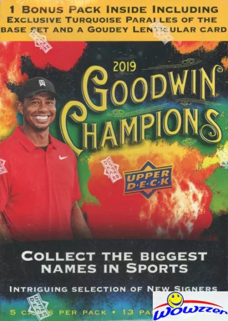 2019 Upper Deck Goodwin Champions EXCLUSIVE HUGE Factory Sealed MEGA Box!