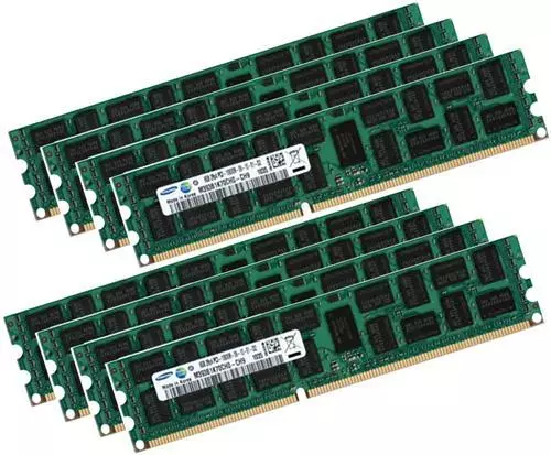 8x 8GB 64GB RDIMM ECC REG DDR3 1600MHz RAM HP Workstation Z420 Z620 Z820 A2Z51AA