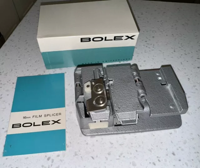 Vintage Bolex Paillard Tri-Film Movie Film Splicer 16mm Made in Switzerland New