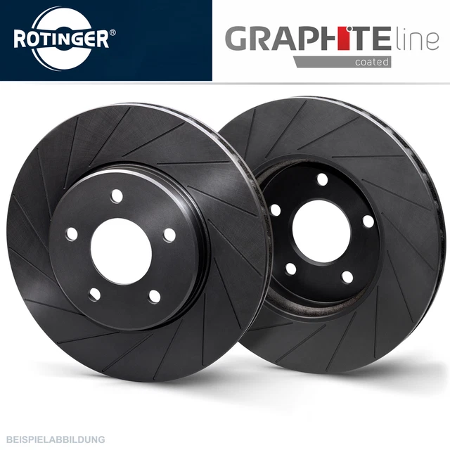 Rotinger Graphite Sport-Bremsscheiben-Satz vorne für BMW 3er E36 M3 Wiesmann MF3