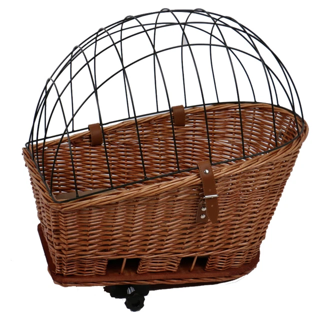 Duvo + Weidenfahrradkorb con Almohada Provenza para Perros, Nuevo