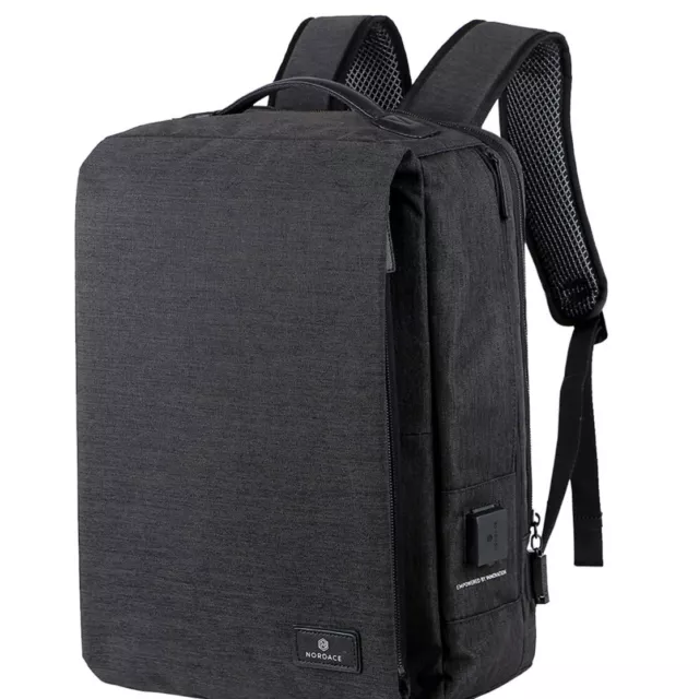 NORDACE SIENA II Smart Backpack Charging Port Laptop Carry On Water Res ...