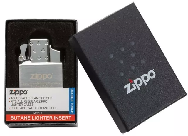 NEW Official Zippo Double Jet Flame Lighter Insert - Goes inside Zippo Case 2