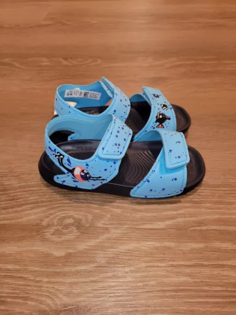 Adidas Altaswim C EG2178 Unisex Kids Toddler Summer Sandals Blue Fish Size 9