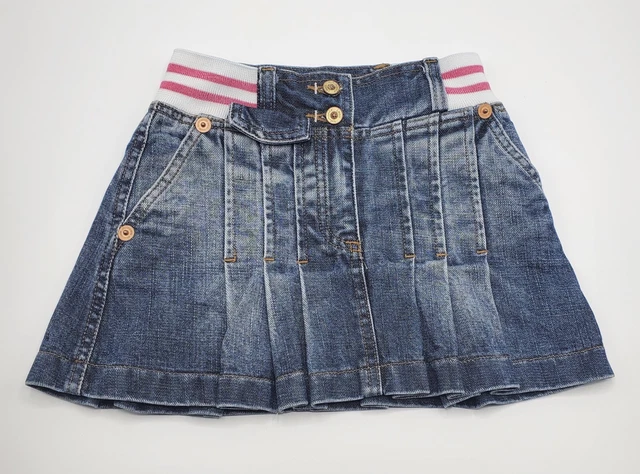 Roberto Cavalli Girls’ 100% Cotton Jeans Skirt Size 6 Years Gently Worn