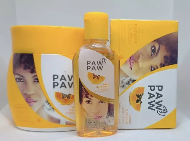 Tarro de crema aclaradora de la piel Paw Paw paw papaya con paquete de vitamina E