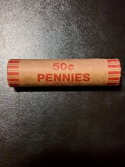 Wheat Penny Roll / Wheat Cent Roll 1909-1958 With BU & indian Head Penny ends! 2