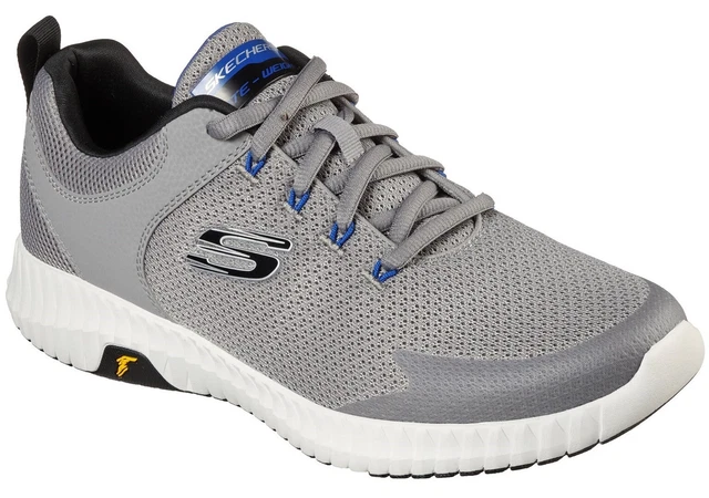 SKECHERS MEN S ELITE Flex Prime Slip On Sneakers in Black White